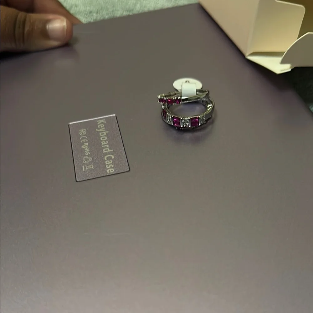 Timeless Set Lab Created Ruby Ring - Picture 4 of 4